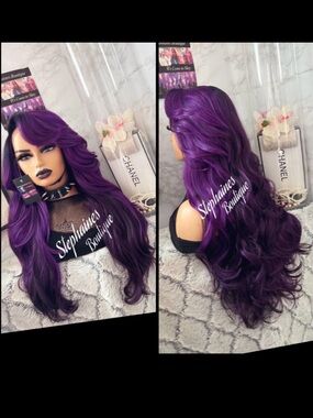 Human Hair Blended Lace Front Wig